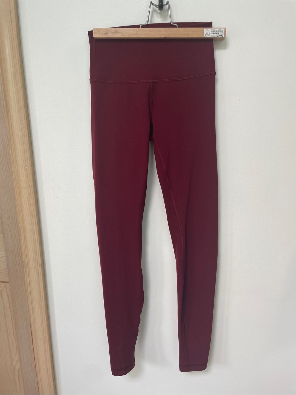 Lululemon Wunder Under 4 Legging Wine Burgundy